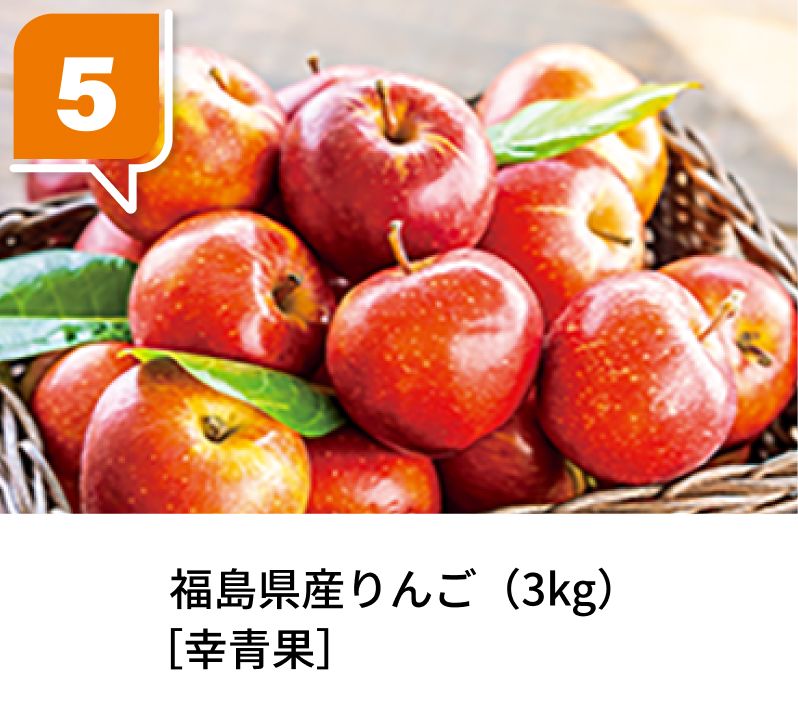 福島県産りんご（3kg）［幸青果］
